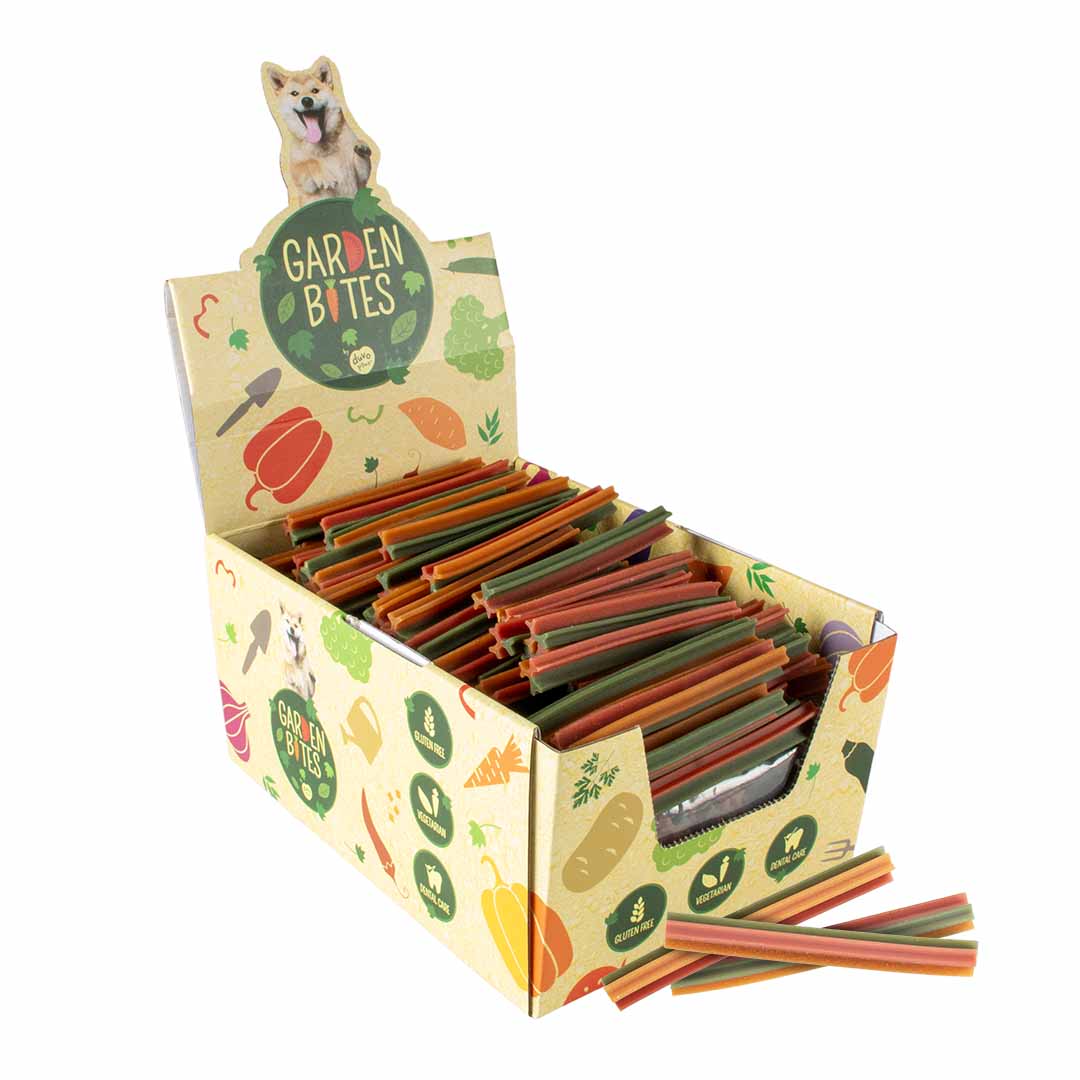 15445 - Garden Bites triple vegan sticks Couleurs mélangées