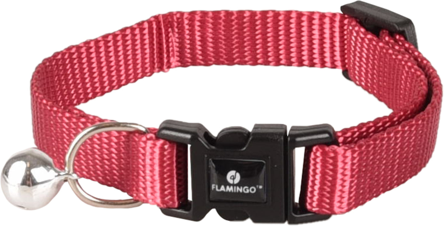 560999 - Chat Collier Chaton Ziggi Rouge cérise 15-22cm 10mm