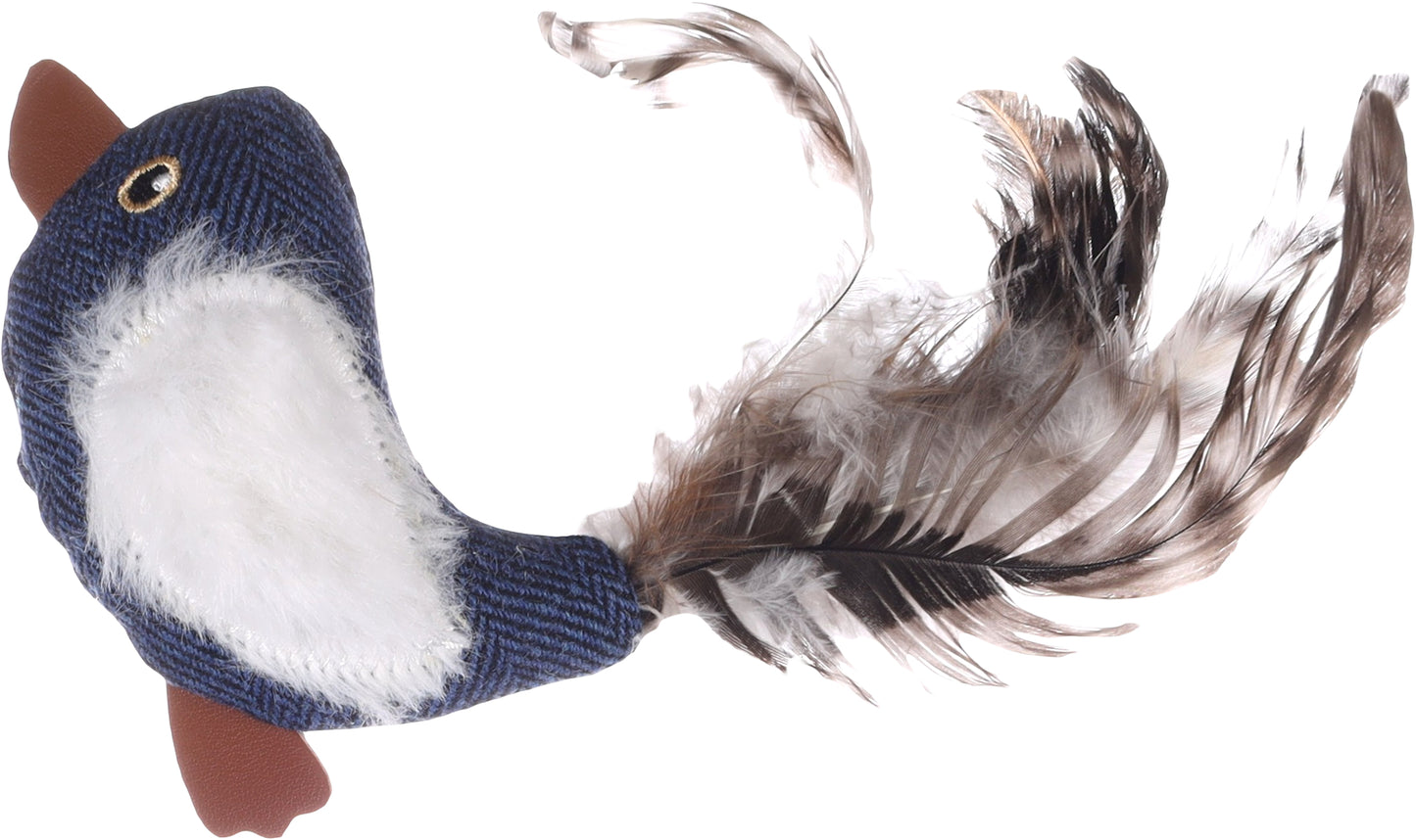 561327 - JCHAT JEANY OISEAU BLEU 8,5CM