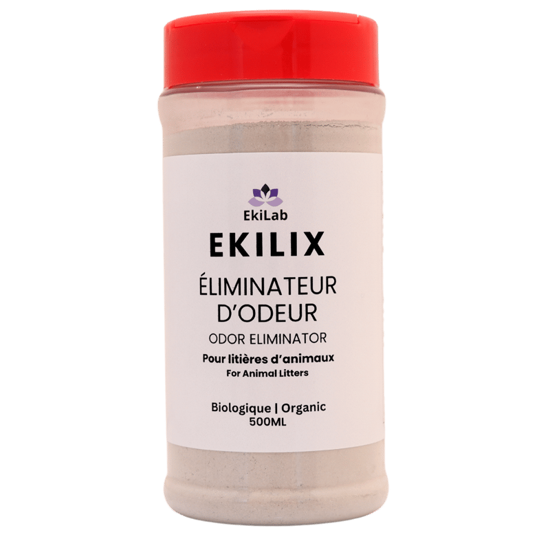 EL - Éliminateur d'odeur 100% biologique pour litière des animaux de compagnie.