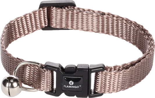 1031198 - Chat Collier Ziggi Taupe 20-35cm 10mm