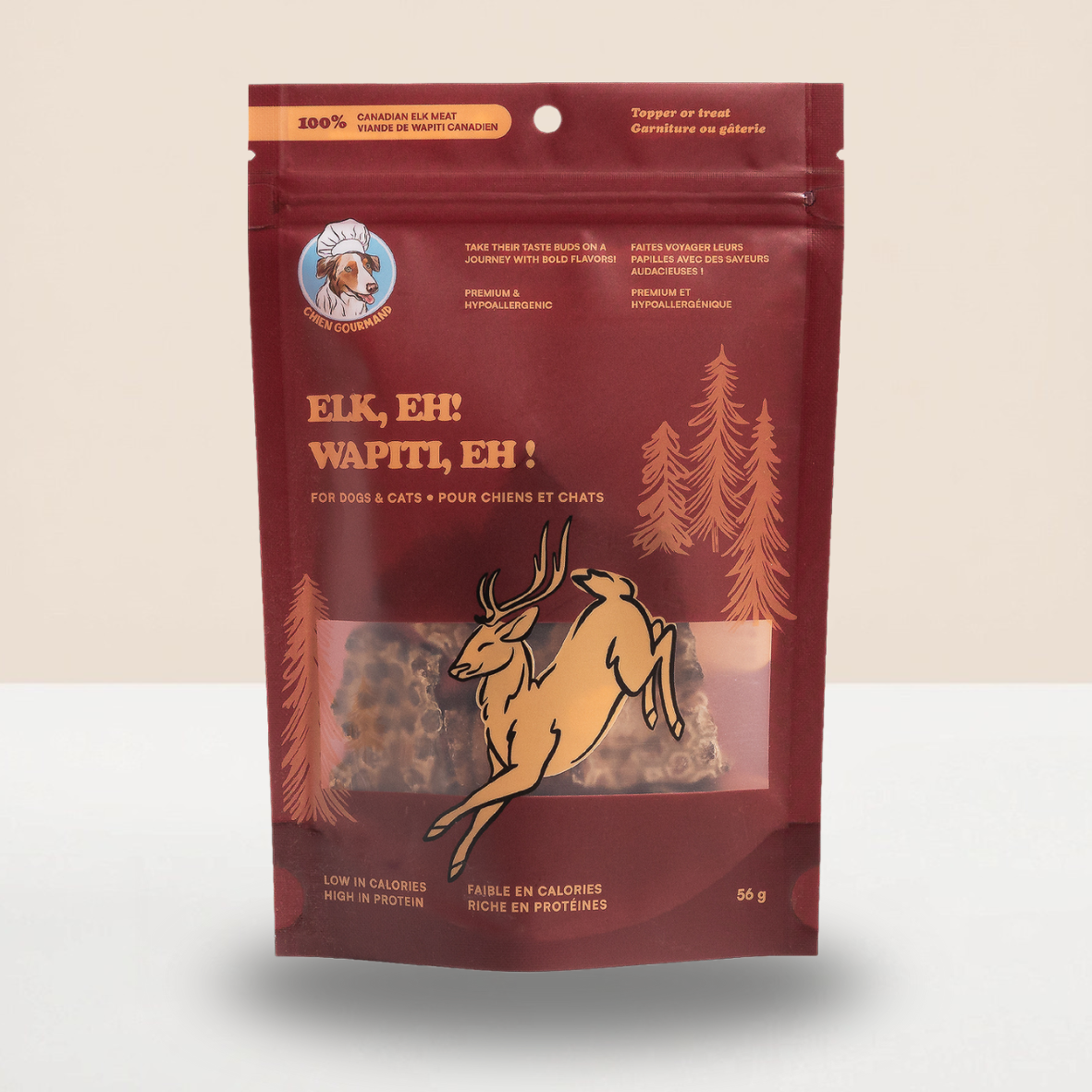 2443606 - Snack au wapiti - CHIEN GOURMAND