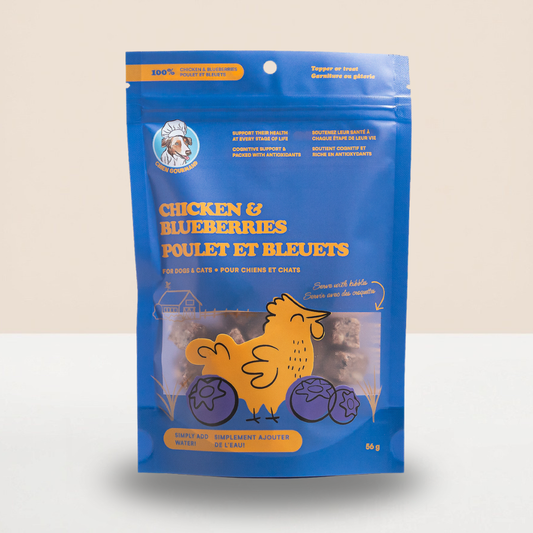 2443601 - Snack au poulet et bleuets - CHIEN GOURMAND