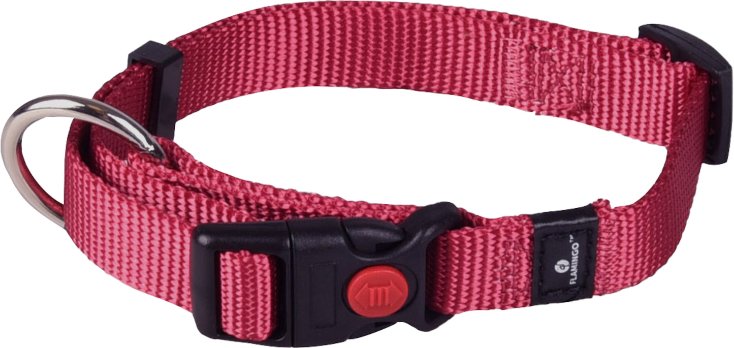 519914 - Chien Collier Ziggi Rouge cérise S 30-45cm 15mm