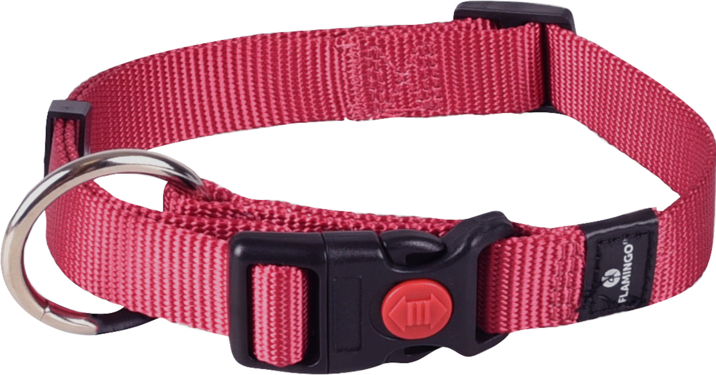 519915 - Chien Collier Ziggi Rouge cérise M 40-55cm 20mm