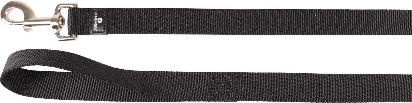 520224 - Chien Laisse Ziggi Noir 1,3m 25mm