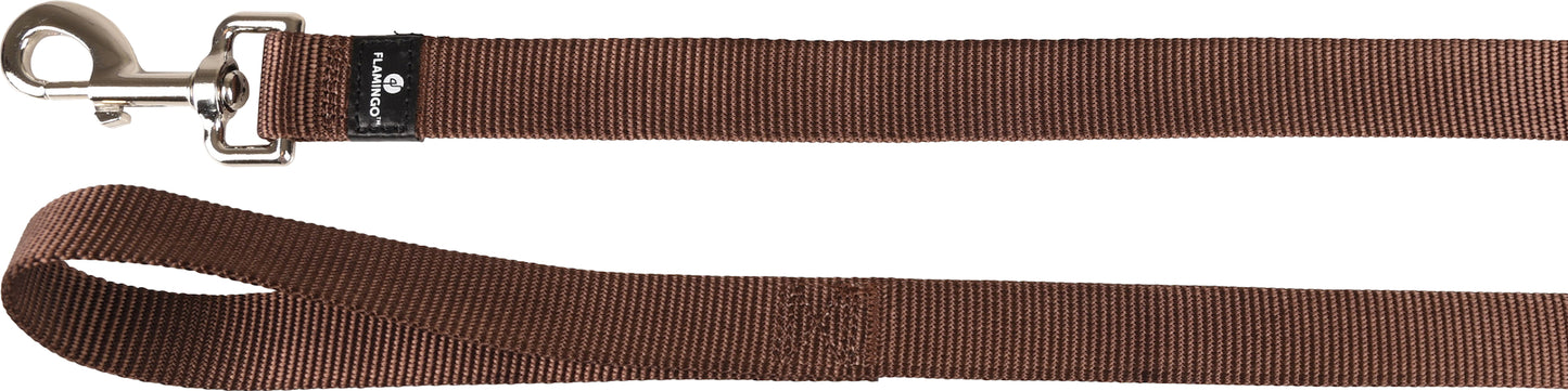 520248 - Chien Laisse Ziggi Brun 1,3m 25mm