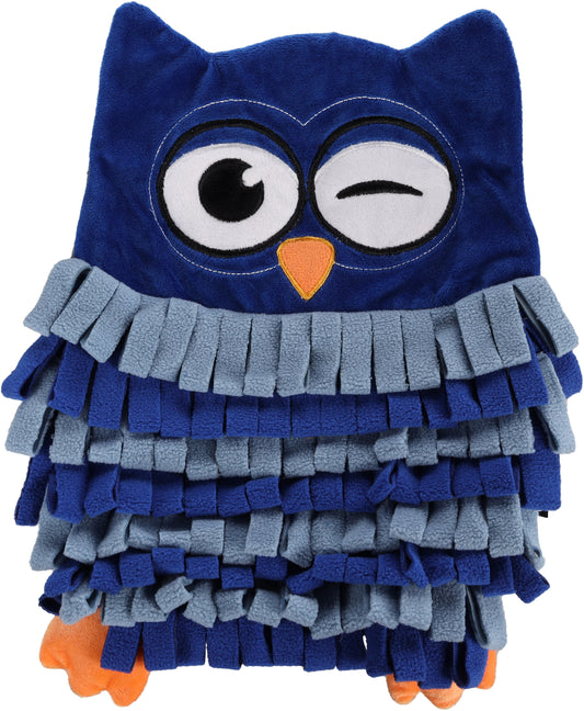 522519 - TAPIS À RENIFLER PLINKIE HIBOU BLEU