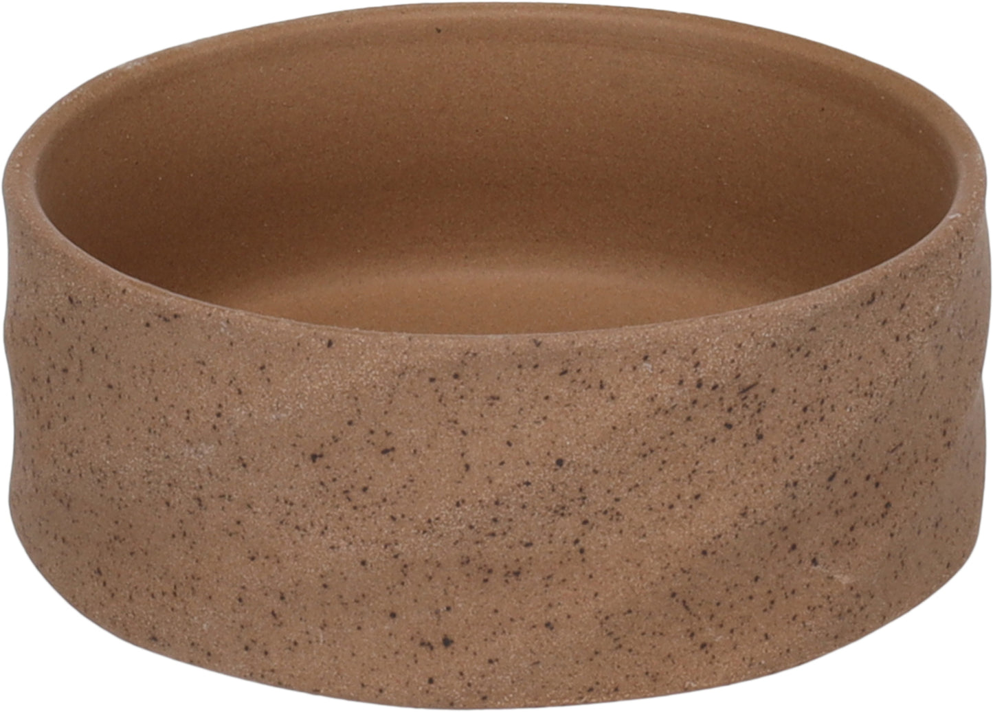 524466 - GAMELLE POUR LA NOURRITURE ET L'EAU HASEL ROND BRUN FONCÉ 13,5x5CM 450ML
