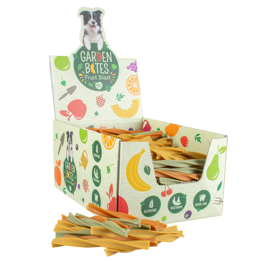 12721 - Garden Bites Fruity dental swirls Couleurs mélangées