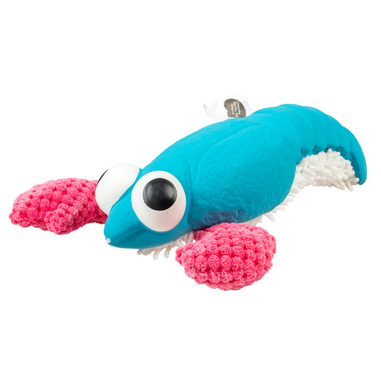14519 - Peluche & latex homard Bleu/rose
