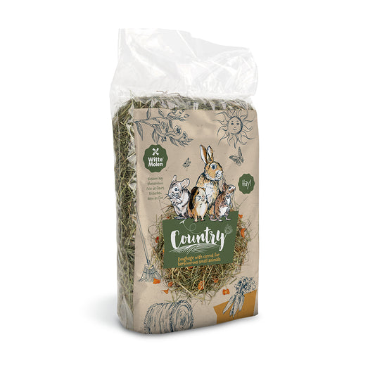 655527 - Country foin de fleurs carottes